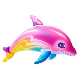 Rainbow Dolphin Inflate
