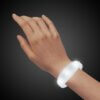 LED Noise Activated Flashing Bracelet - White 100 Pieces